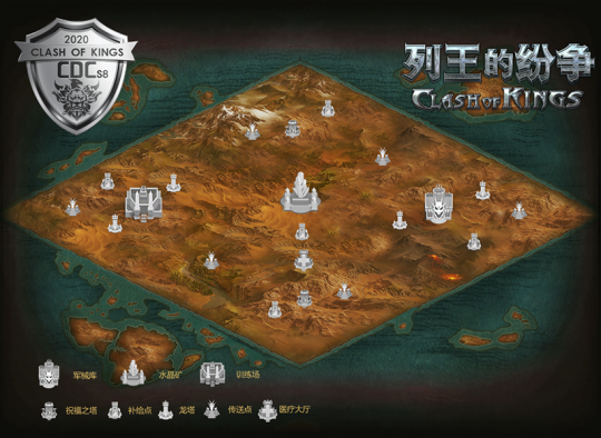 《CoK》S8巨龙战役 全新大地图介绍